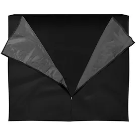 ML-Design Kaminholzregal Abdeckung Kunststoff 185 x 125 cm Schwarz