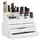 Relaxdays Make Up Organizer 2 x 2-tlg. Weiß