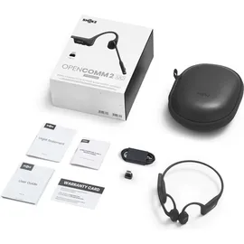 Shokz OpenComm2 2025 UC Knochenschall-Headset schwarz inkl. USB-C Dongle