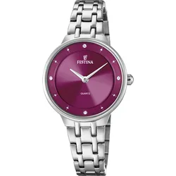 Festina Quarz Damen Mademoiselle F20600/2 - Burdeos,silber - 30.5mm