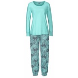 Buffalo Damen Pyjama mint-gemustert Gr.52/54