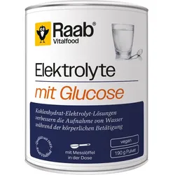 RAAB Vitalfood Elektrolyte mit Glucose Pulver 190 g