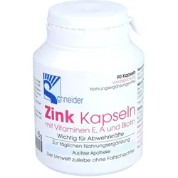 Zink Kapseln mit Vitamin E. A. Biotin