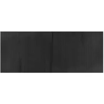 vidaXL Teppich, Rechteckig Grau 80x200 cm Bambus