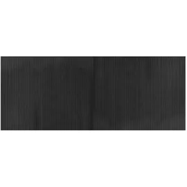 vidaXL Teppich, Rechteckig Grau 80x200 cm Bambus