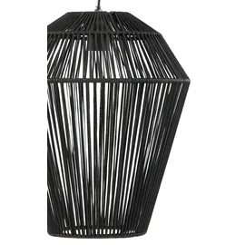 Light & Living Deya 1-flg. 30 cm rund schwarz Metall
