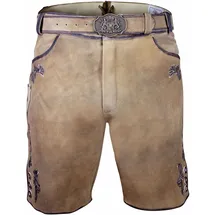 Edelnice Trachtenmode Kurze Lederhose Linus Rehbraun 48