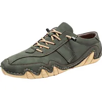 Barfußschuhe Herren Damen Leder Rutschfester Barfuss Schuhe Wasserdichte und Atmungsaktive Ergonomischer Orthopädische Barfussschuhe Low Top Outdoor Bequeme Barefoot Shoes Für Unisex - 40 EU