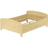 Seniorenbett extra hoch 140x200 Doppelbett Holzbett Massivholz Bett Gästebett
