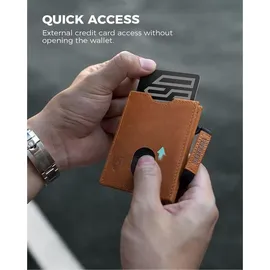 Siehe Bilder Mini Geldbörse Herren braun