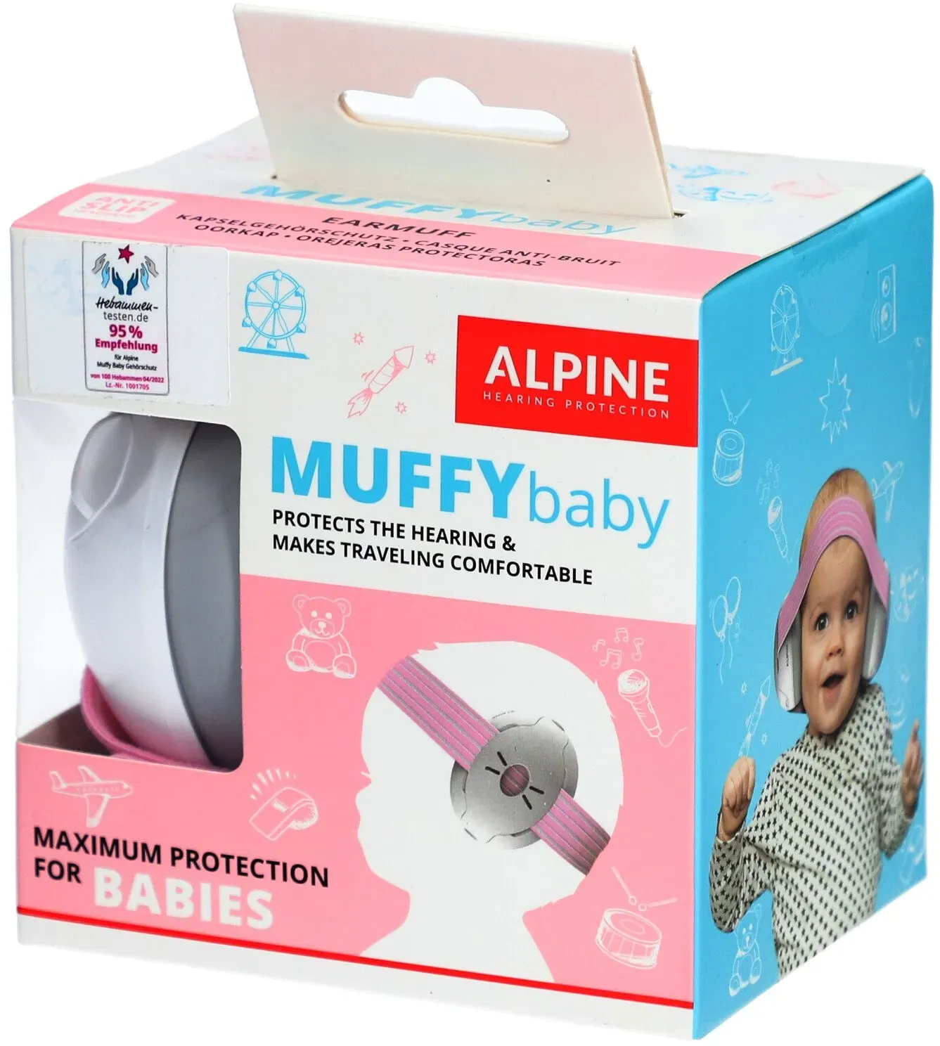 Alpine Muffy Baby - Kasack Anti-Bruit - Rose