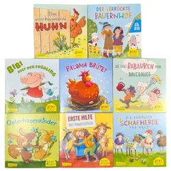 Pixi Bücher Set - Frühling auf dem Bauernhof (8St)