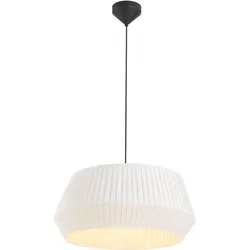 NORDLUX Pendelleuchte "DICTE", weiß, Ø 53cm, Lampen, Baumwollschirme