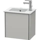 Duravit Waschtischunterschrank wandhängend „XSquare“ 41 × 40 × 28,9 cm, in Betongrau Matt