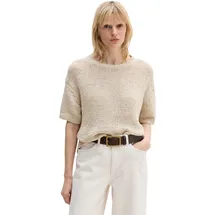 Marc O'Polo Kurzarm Pullover Loose Beige S