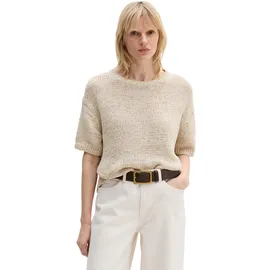 Marc O'Polo Kurzarm Pullover Loose Beige S