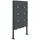 AL Briefkastensysteme 8 Fächer Premium Stand Briefkasten Anlage in RAL 7016 Anthrazit Grau Post A4, robust, wetterfest, Artikelnummer: 331P8S2P7016