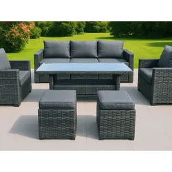 Lounge-Set 8 Personen Toscana