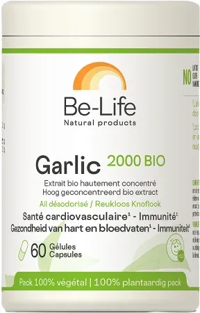 Be-Life Garlic 2000 Knoblauch Bio 60 Kapseln
