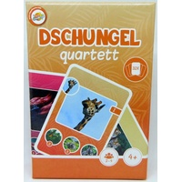 Dschungel Quartett - Zoo / Wildlife toy universe 32 Blatt Quartett - NEU in Box