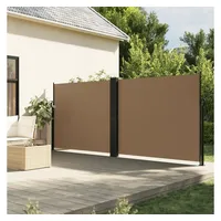 vidaXL Seitenmarkise Ausziehbar Taupe 160x1200 cm