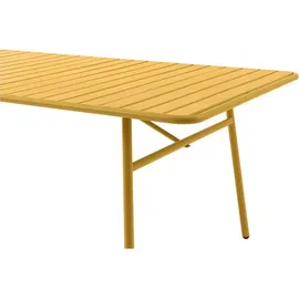 vente-unique Gartenmöbel-Set 5-tlg. Senfgelb