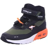 KangaROOS Klettstiefel grün/orange 35