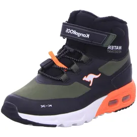 KangaROOS Klettstiefel grün/orange 35