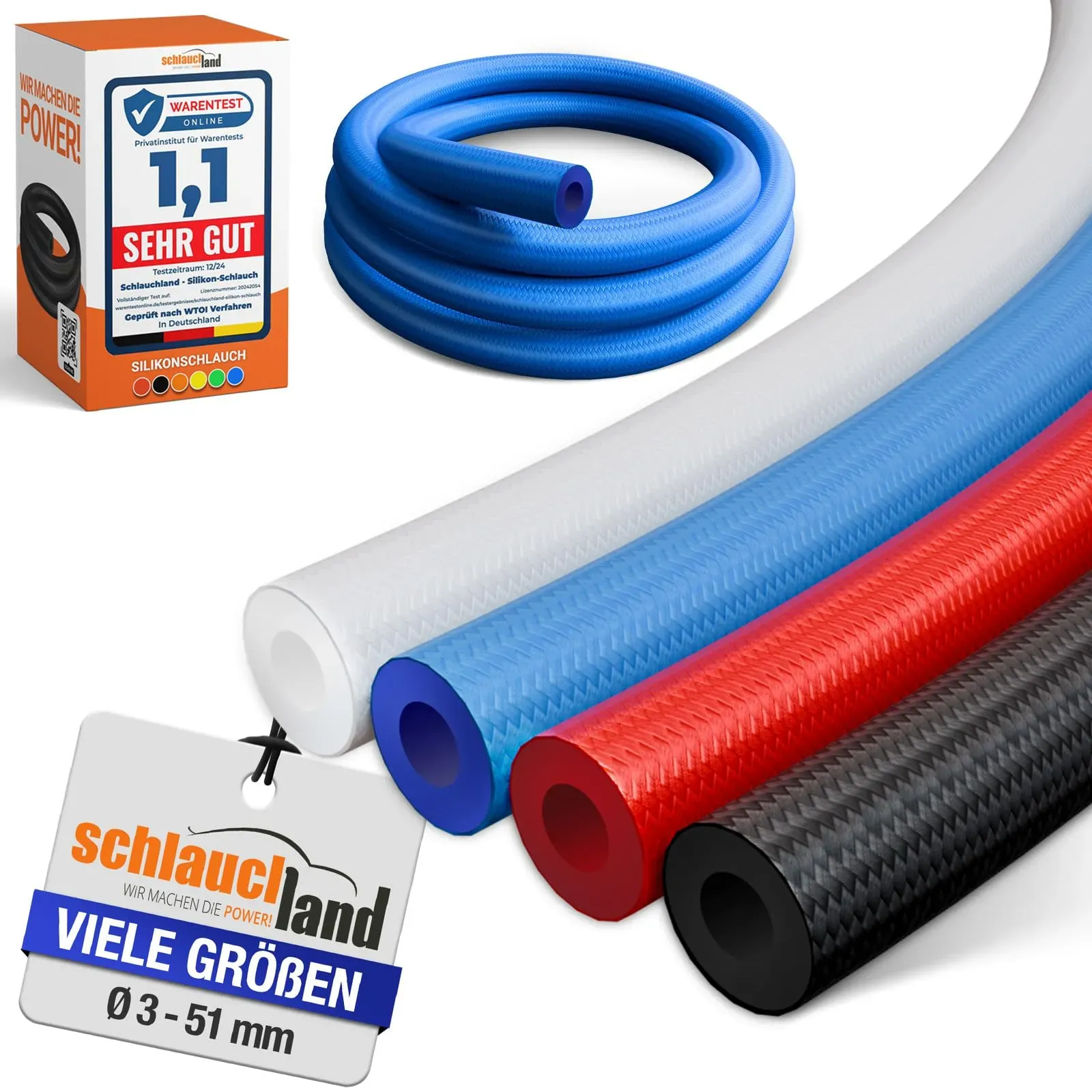 silikonschlauch lebensmittel 6x12