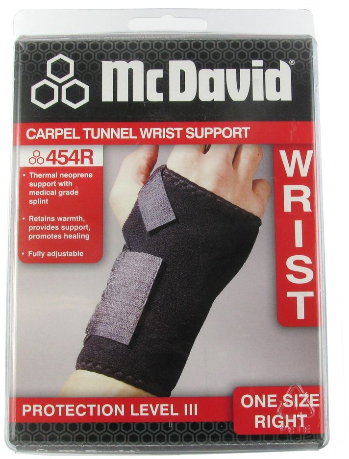 McDavid Carpel Tunnel 454 Support de Poignet Droit Taille Unique 1 pc(s) bandage(s)
