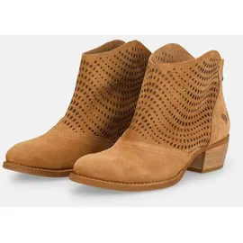 felmini wide fit Stiefelette Stiefelette Veloursleder - Braun - 41