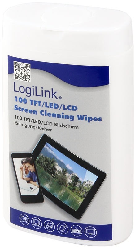 LogiLink RP0010 Reinigungskit LCD / TFT / Plasma Gerätereinigungs-Trockentücher