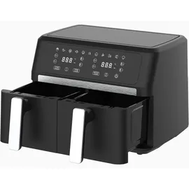 casativo Dual-Zone Heissluftfritteuse 2x 4,5 l schwarz