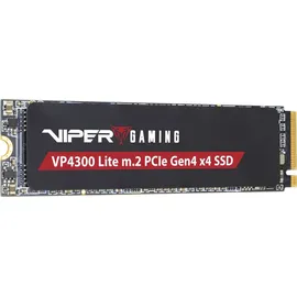 Patriot Viper VP4300 Lite 1TB, M.2 2280 / M-Key / PCIe 4.0 x4, Kühlkörper (VP4300L1TBM28H)