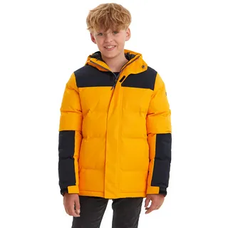 KILLTEC Jungen Steppjacke mit Kapuze - KOW 31 BYS QLTD JCKT, gelb, 128, 37217-000