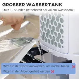 Homcom Mobile Luftkühler 3 in 1 3,5L BTU