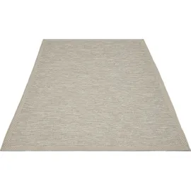 The CarPET »Calgary« rechteckig 1 mm Höhe moderner robuster In und Outdoor Teppich, beige