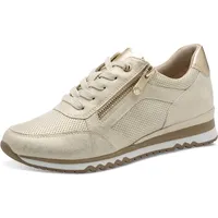 Marco Tozzi Sneaker Damen Gold/Beige 39