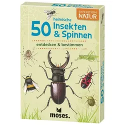 Moses Expedition Natur - 50 heimische Insekten & Spinnen