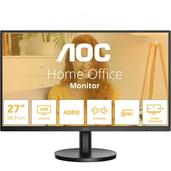 AOC U27B3A - LED-Monitor - 68.6 cm (27") - 3840 x 2160 4K UHD (2160p)