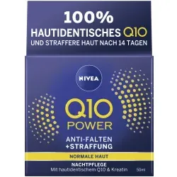 NIVEA Q10 Power Anti-Falten + Straffung Nachtpflege 50 ml - Dose