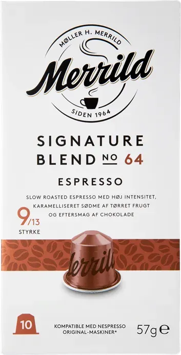 Signature Blend No.64 Aluminium capsules - 10 pcs