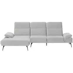 switch Ecksofa  Monte Carlo , grau , Maße (cm): B: 297 H: 103 T: 169