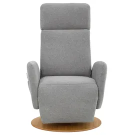 sit&more TV-Sessel Kobra Mikrofaser 71 x 110 x 82 cm Grau mit 2 Motoren