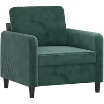 vidaXL Sessel Dunkelgrün Samt 78 x 80 x 60 cm Grün