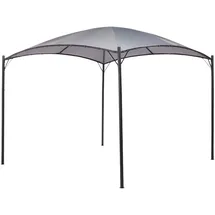 Beliani Vomero 3,05 x 3,05 m Grau/Schwarz