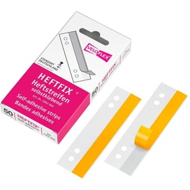 VELOFLEX Heftstreifen, selbstklebend HEFTFIX® 50er transparent Kunststoff
