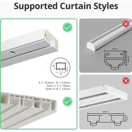 SwitchBot Curtain U Rail 3