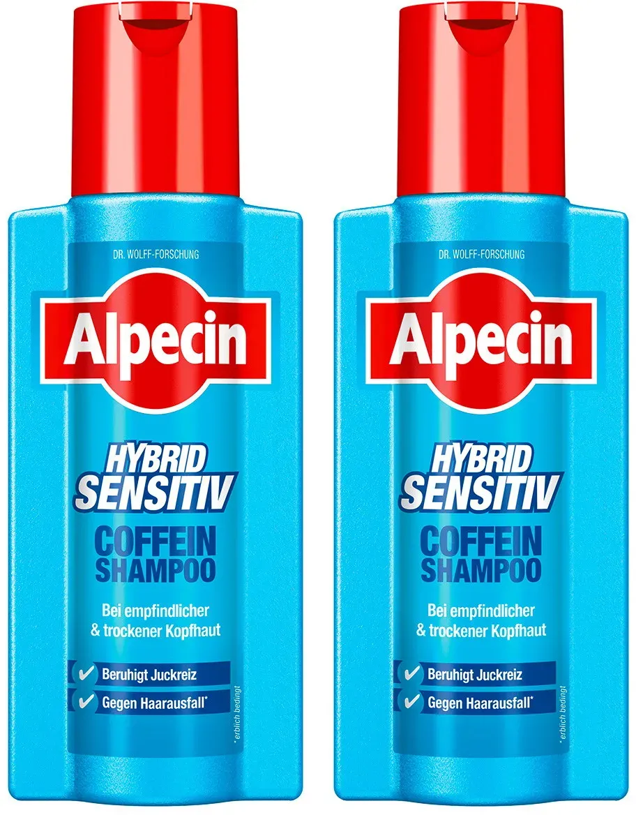 Alpecin Hybrid Sensitiv Coffein Shampoo Duo 500 ml