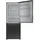 Cecotec Bolero CoolMarket FD 420 Dark E. Kühlbox für französische Tür, Total No Frost 185cm 420L E Schwarz Display Inverter,